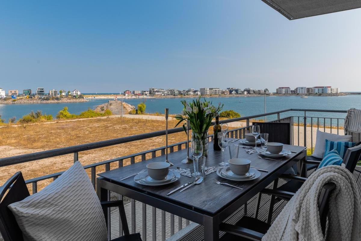 Ocean Star- 1 Og, Balkon, Hafenblick, Kamin Apartment Olpenitz Luaran gambar