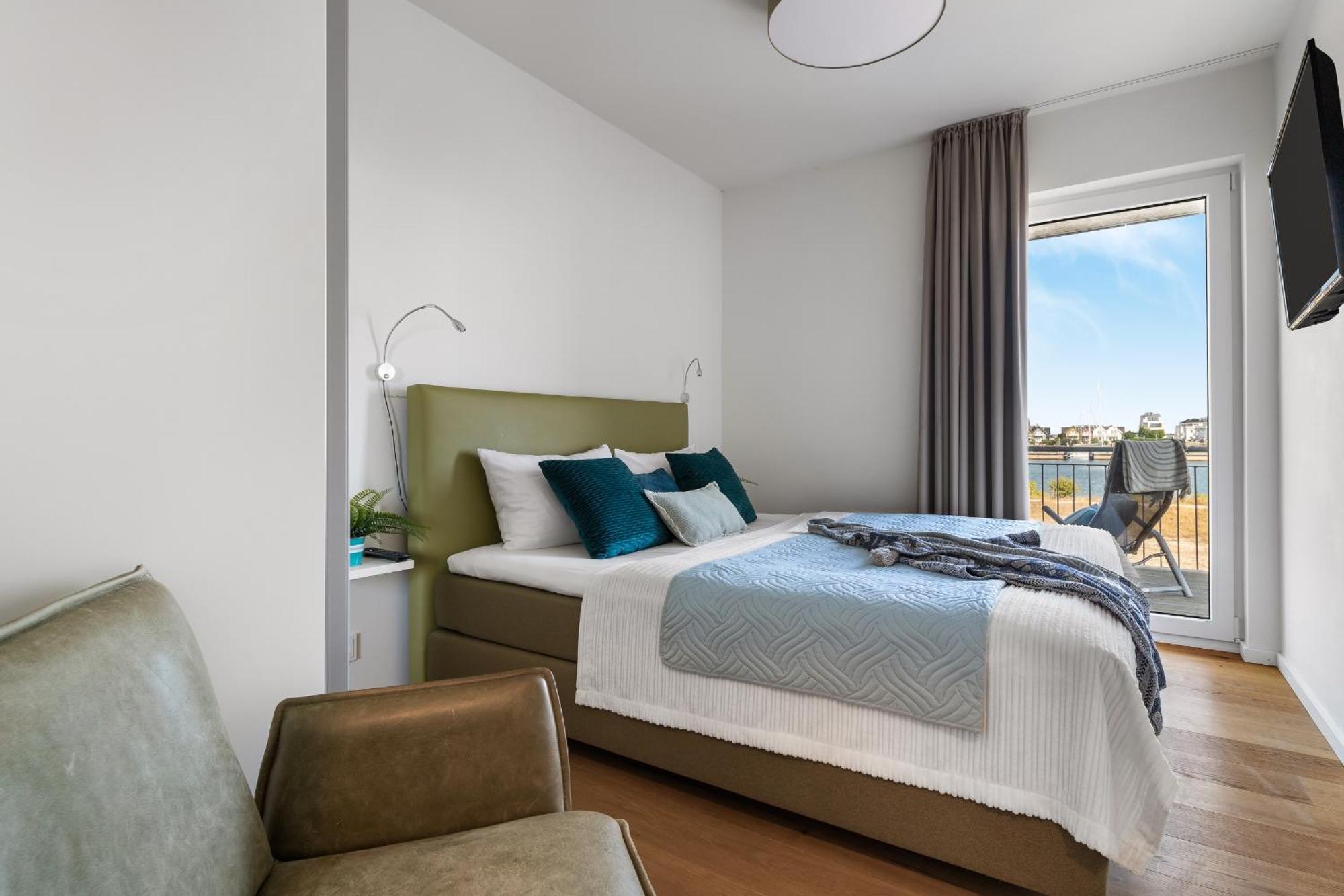Ocean Star- 1 Og, Balkon, Hafenblick, Kamin Apartment Olpenitz Luaran gambar